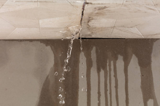 Professional Flood Damage Cleanup technician working in Clinton, IN